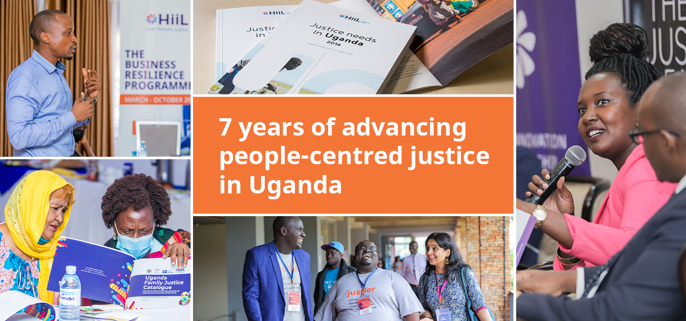7 years of advancing people-centred justice in Uganda