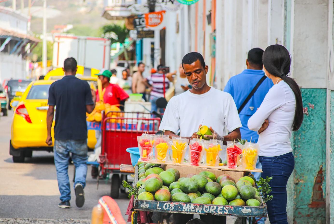 Colombia street vendor